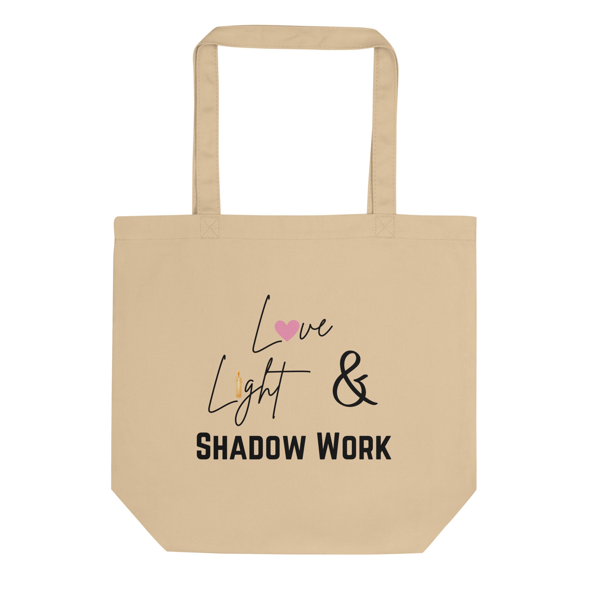 love light shadow work tote bag - natural