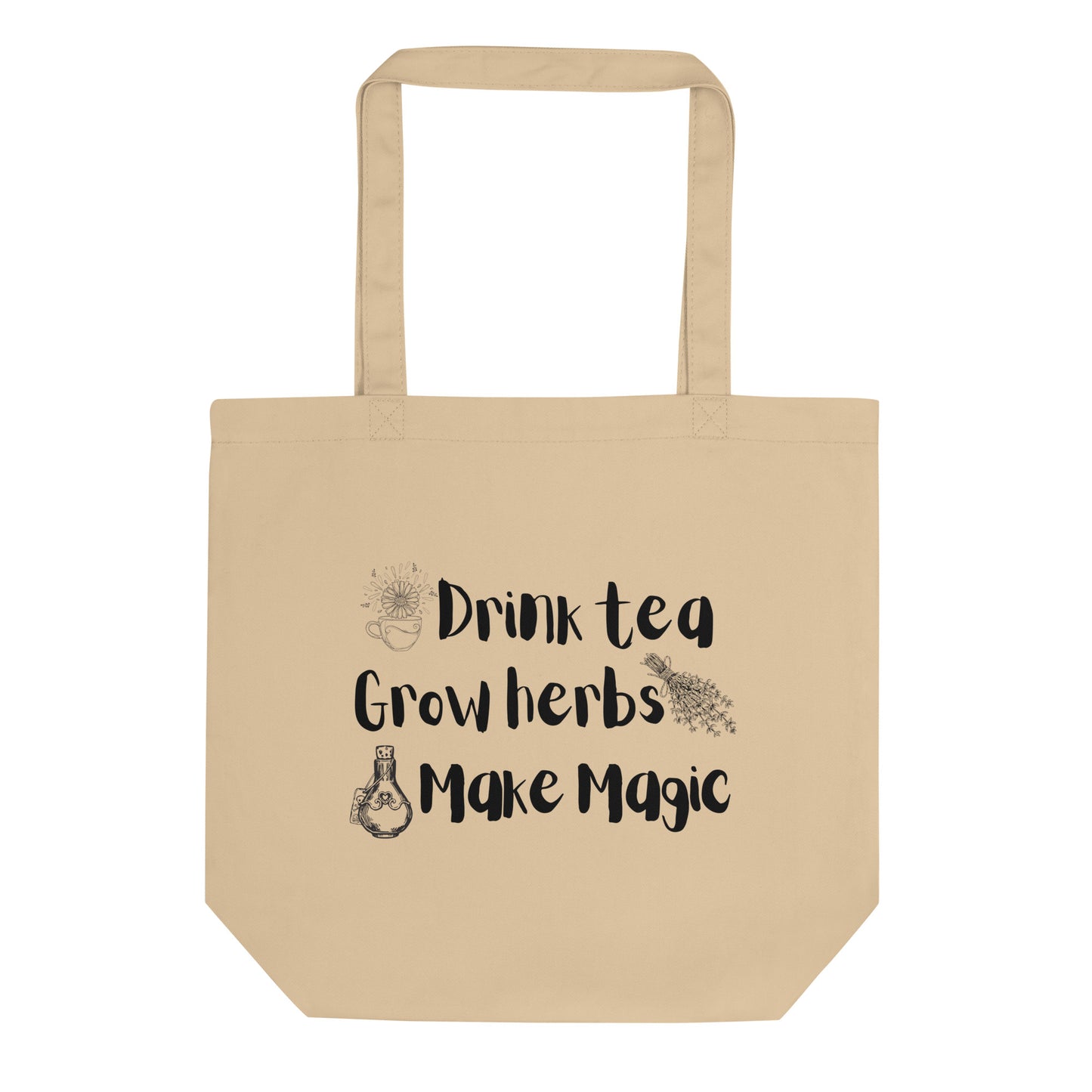 Tea, Herbs Magic Natural Tote Bag