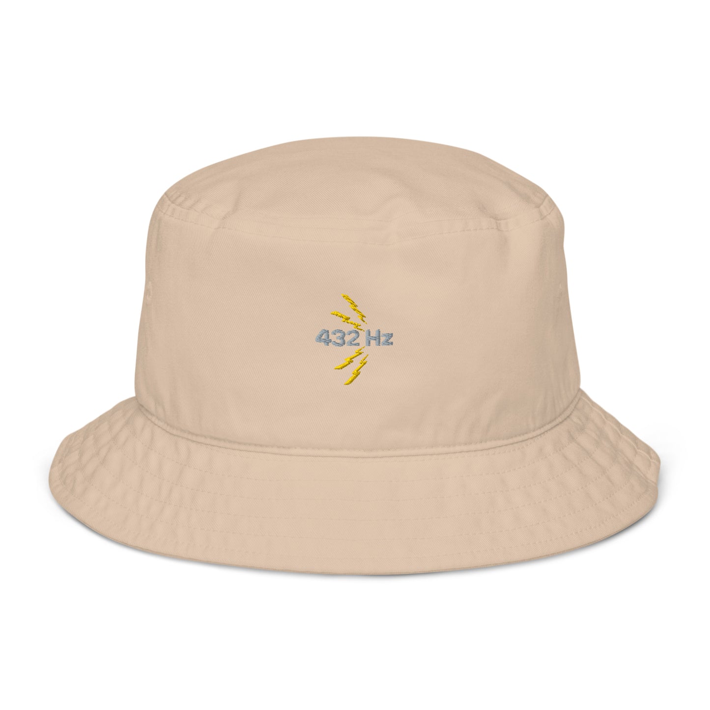 cream sound healing organic cotton bucket hat