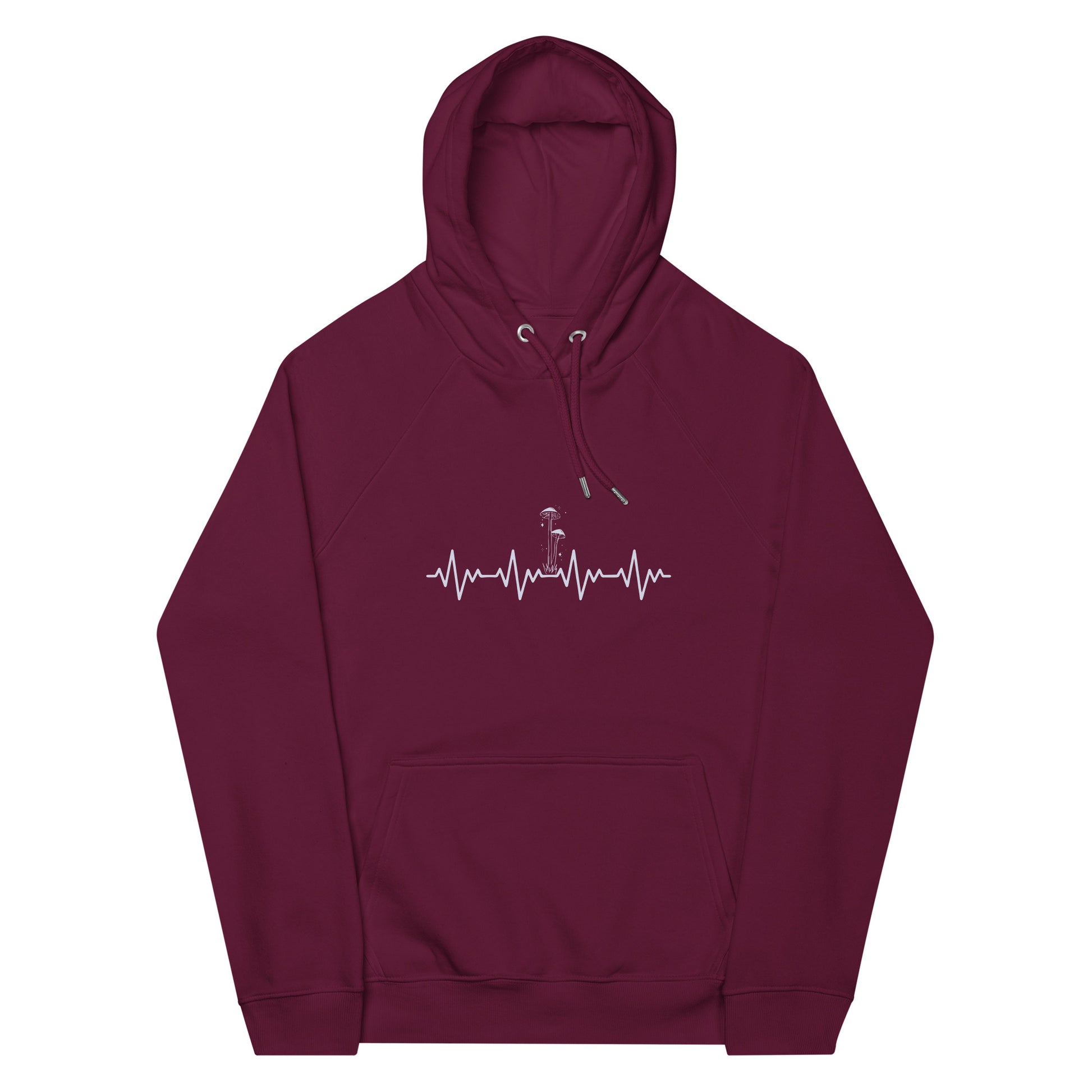 plant medicine mushroom hoodie - dark red